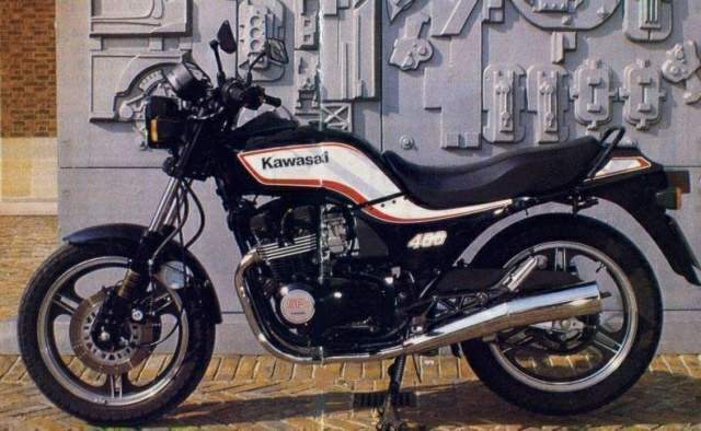 Kawasaki Z400fx 2台GS400 CB400f The Multi-History of Kawasaki 400cc, Starting with Z400FX is
